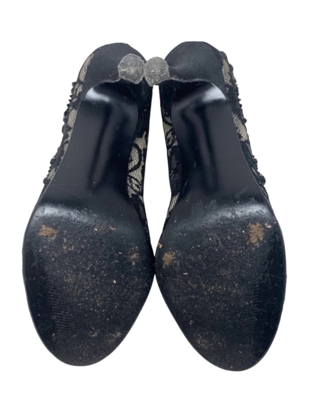 Alfani Black Lace Heels 7.5 - Picture 7 of 7